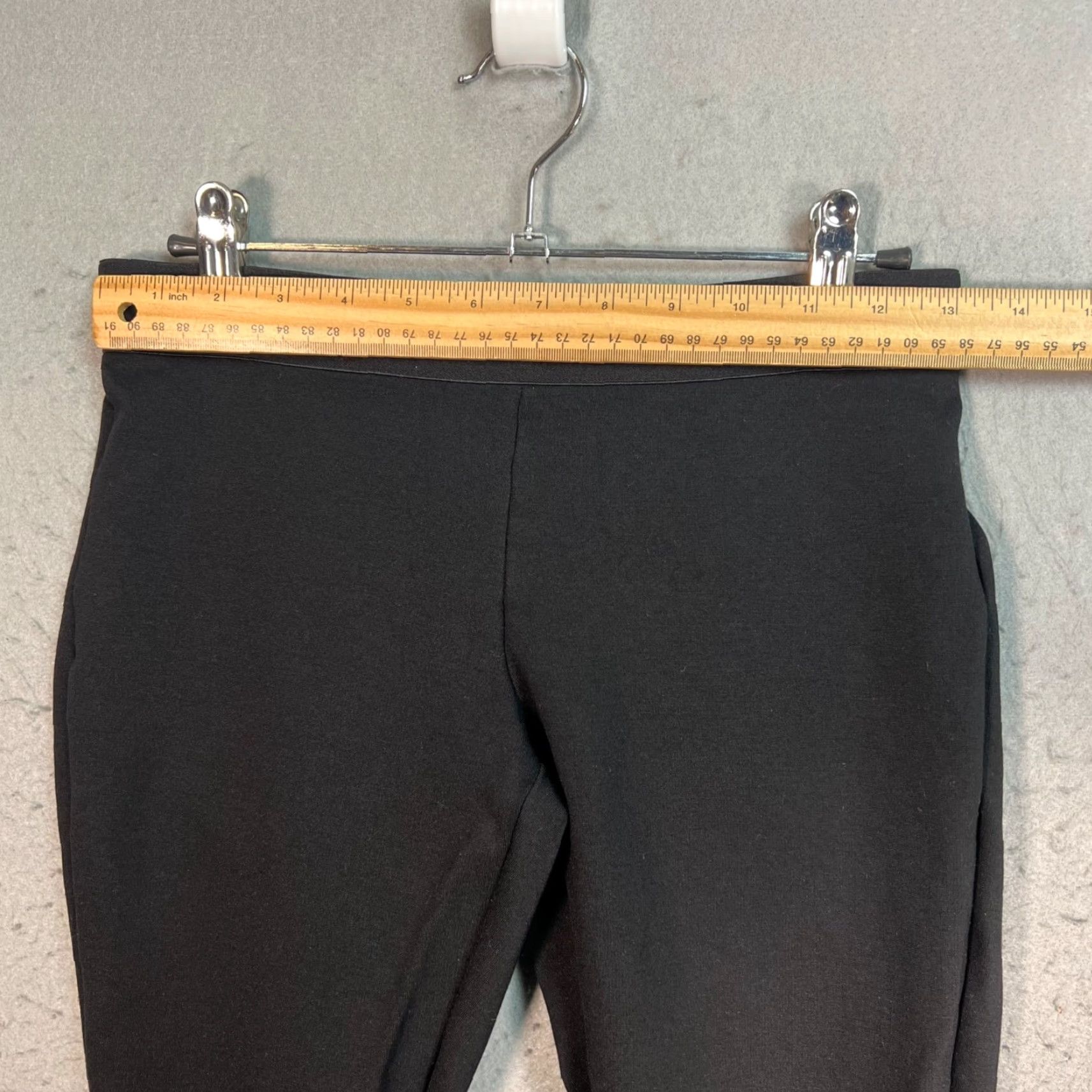 J.Crew J. Crew Womens J.CREW Pixie Pants Size 4 S Black Ankle Skinny Ponte Zip Front Ponte Zip Ankle Pants Size 27" / US 4 / IT 40 - 5 Thumbnail