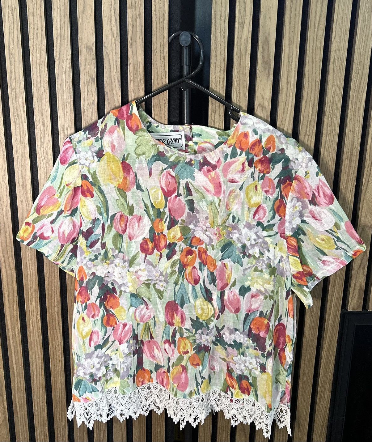 Other 🌸✨ PEER GYNT Watercolour Tulip Blouse ✨🌸 Size L / US 10 / IT 46 - 1 Thumbnail