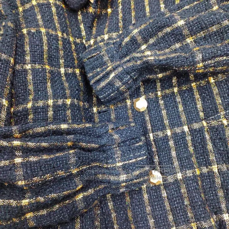 Chanel Chanel Plaid coat Size XXS / US 00 / IT 34 - 5 Thumbnail