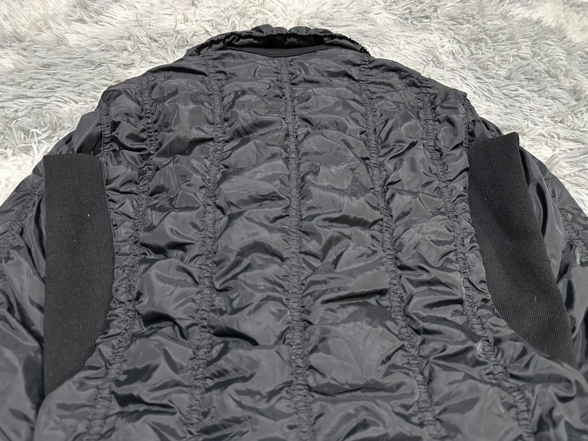 Issey Miyake 🔥Vintage 90s Issey Miyake Hybrid Shirring Puffer Down Jacket Size US M / EU 48-50 / 2 - 12 Thumbnail