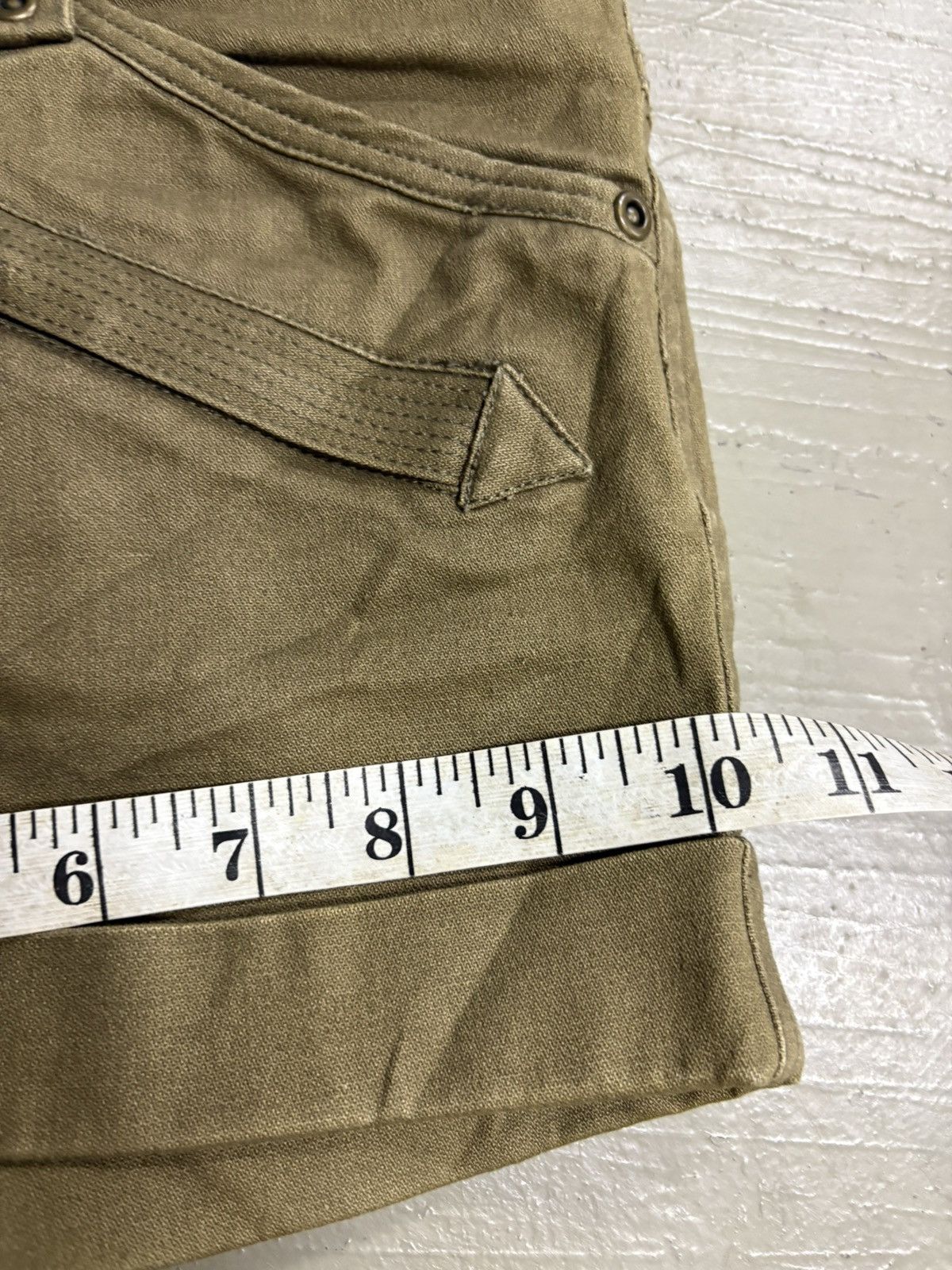 If Six Was Nine RNA H Naoto Military GOA Japanese brand Denim shorts Size 29" - 9 Thumbnail