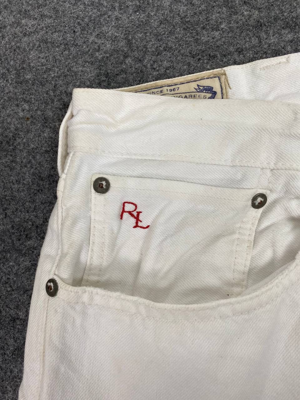 Polo Ralph Lauren vintage polo ralph lauren redline selvedge white denim Size US 44 / EU 60 - 9 Thumbnail