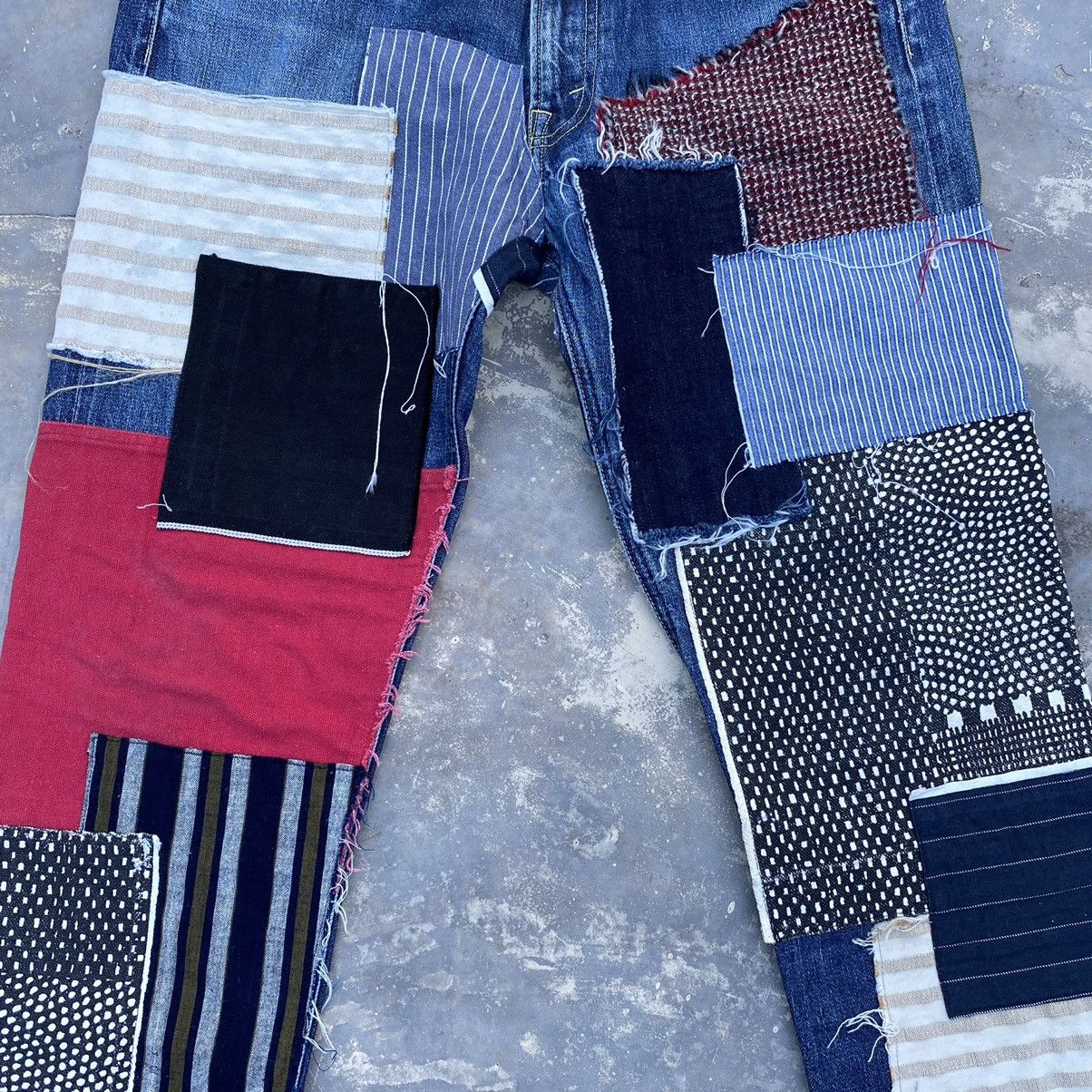 Comme des Garcons Vintage comme des garcorn selvedge patchwork multicolour Size US 32 / EU 48 - 3 Thumbnail