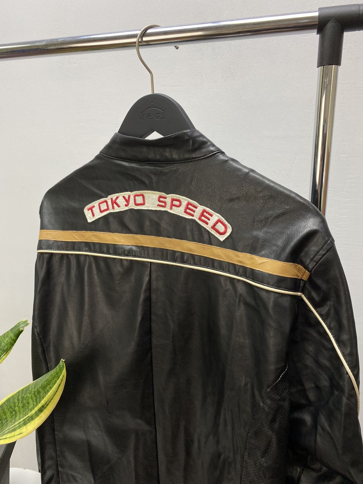 Japanese Brand × Vintage Vintage Tokyo Speed Leather racing Y2K jacket Size US L / EU 52-54 / 3 - 18 Thumbnail