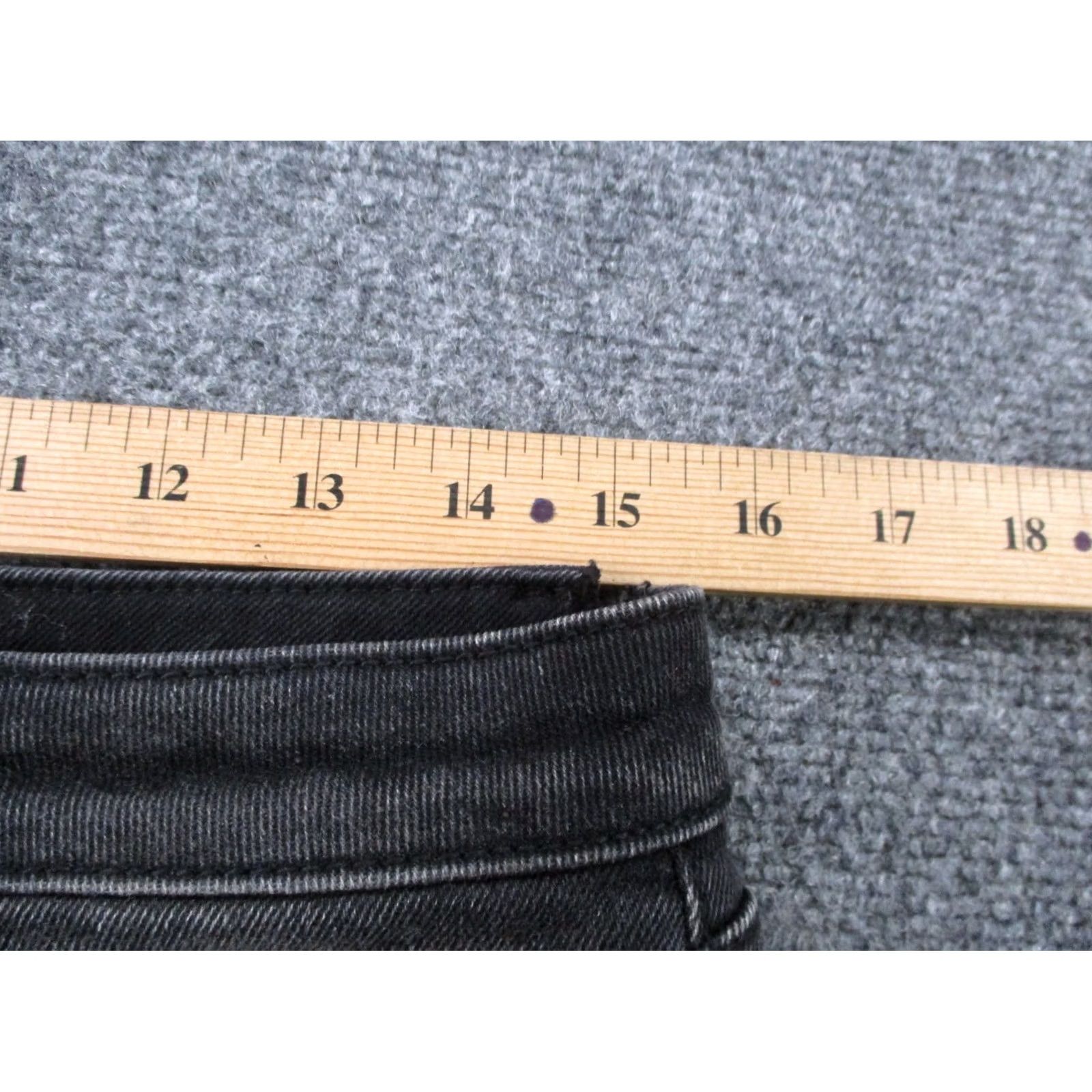 Vintage Driftwood Jeans Womens 30 X 31 Black Denim Bootcut 30 Regular Inseam Jeans Womens Black Driftwood Bootscut Jeans 30x31 Size 30" / US 8 / IT 44 - 7 Thumbnail