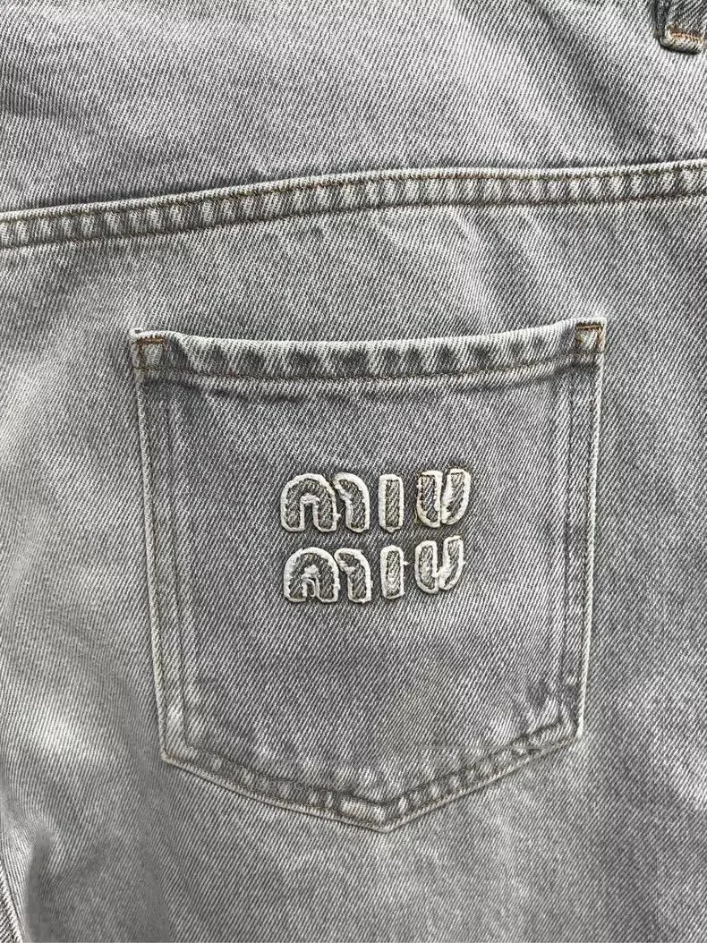Miu Miu Miu Miu 29 Washed jeans with damaged trouser legs Size 29" - 4 Thumbnail