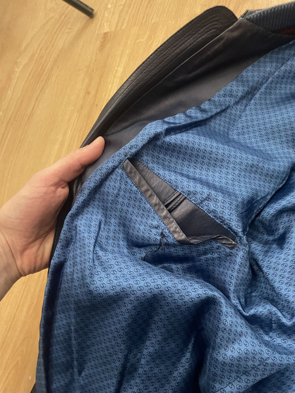 Gucci Gucci leather jacket Size US L / EU 52-54 / 3 - 10 Thumbnail