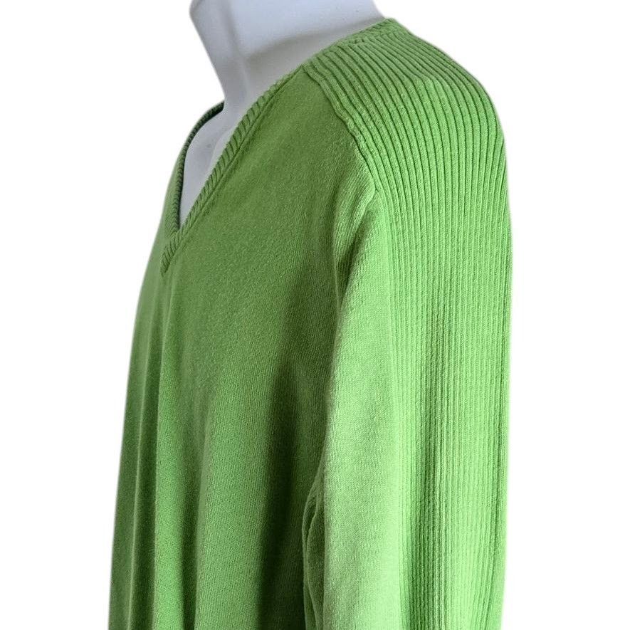 Other Jack Nicklaus Mens Sweater Large Green V Neck Ribbed Bear Size US L / EU 52-54 / 3 - 5 Thumbnail
