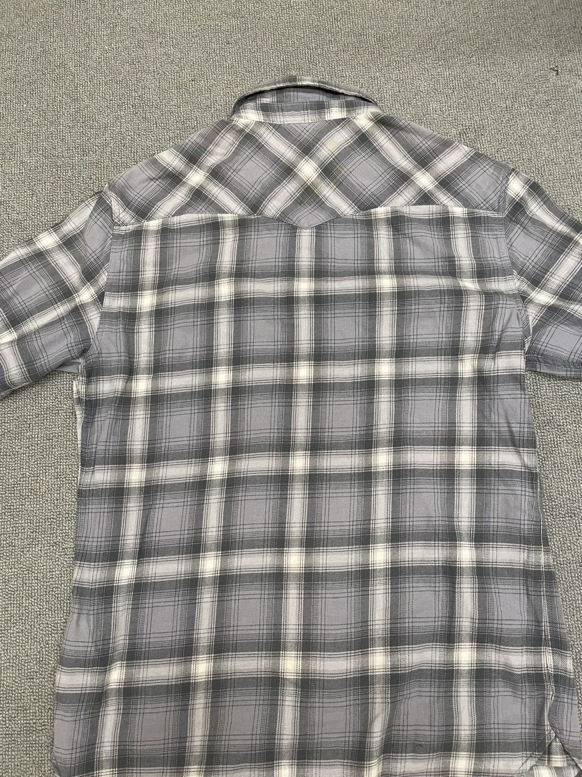 Allsaints AllSaints Checkered Long Sleeve Shirt Size US M / EU 48-50 / 2 - 8 Thumbnail
