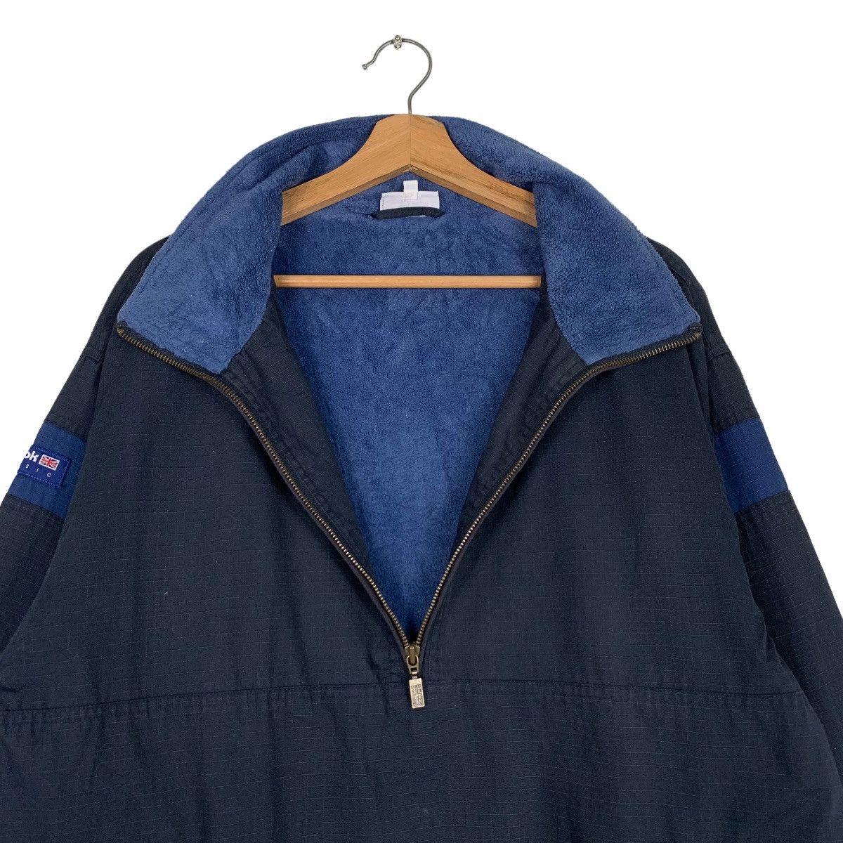 Reebok REEBOK CLASSIC Half Zip Turtle Neck Pullover Jacket 0399-C18 Size US L / EU 52-54 / 3 - 11 Thumbnail