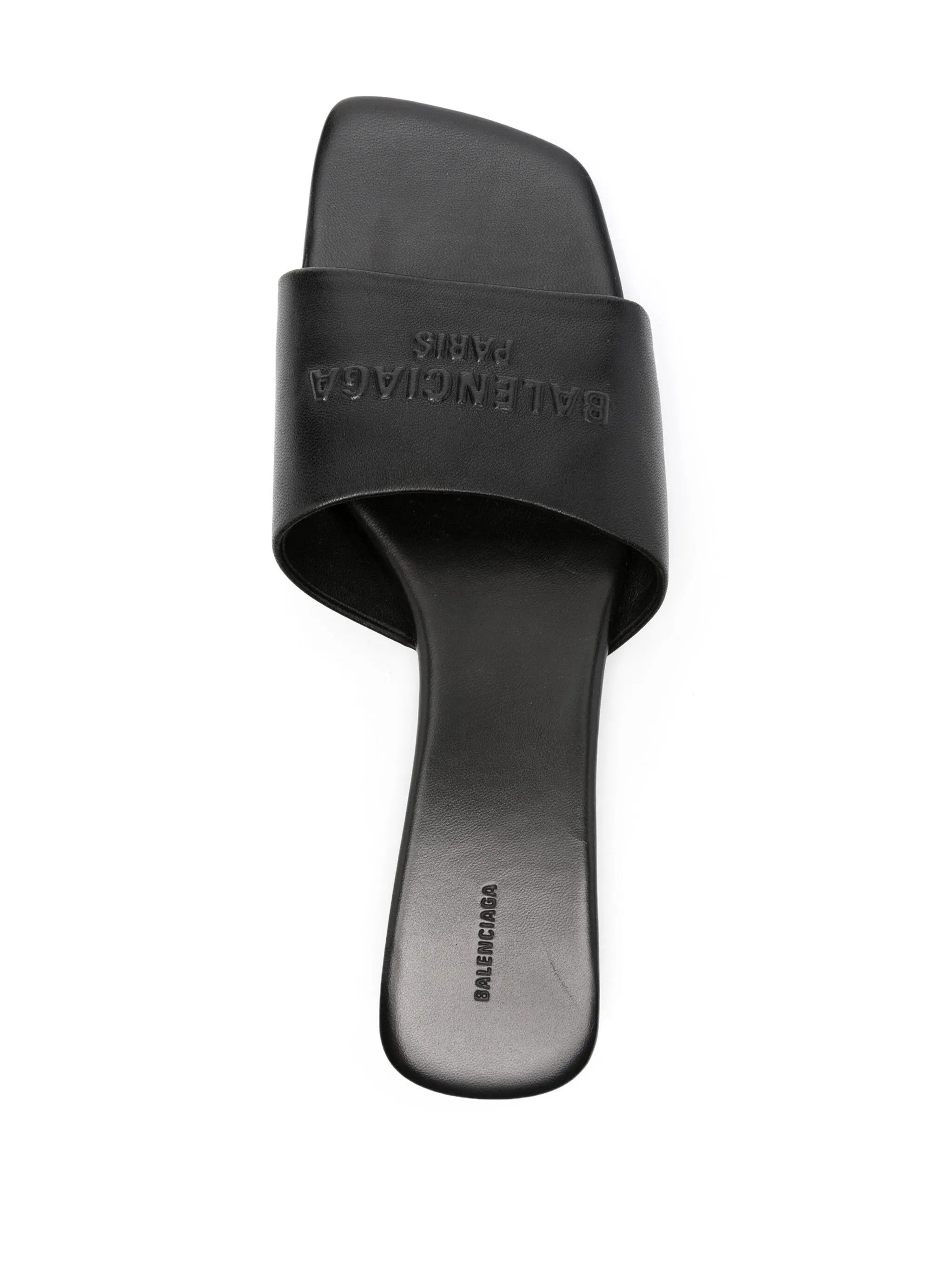 Balenciaga o1y0625 Leather Flats in Black Size US 5 / IT 35 - 4 Thumbnail