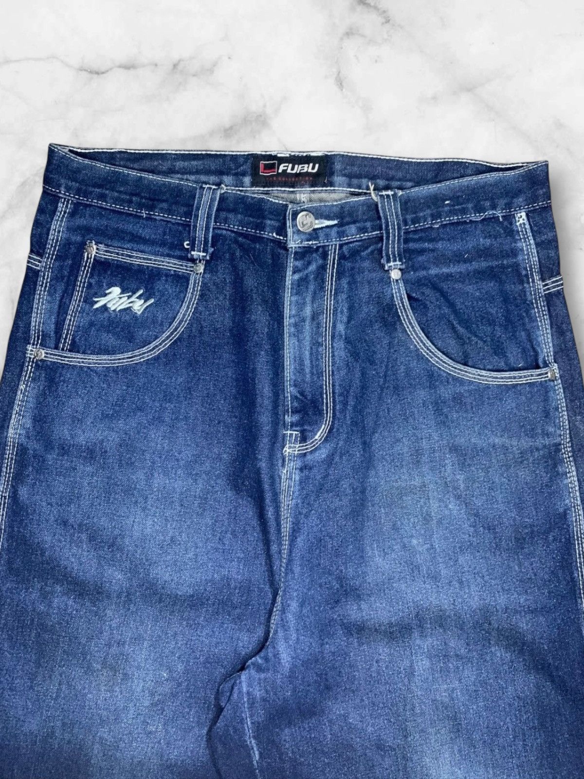 Fubu Vintage FUBU hip hop style baggy carpenter jeans Size US 32 / EU 48 - 3 Thumbnail