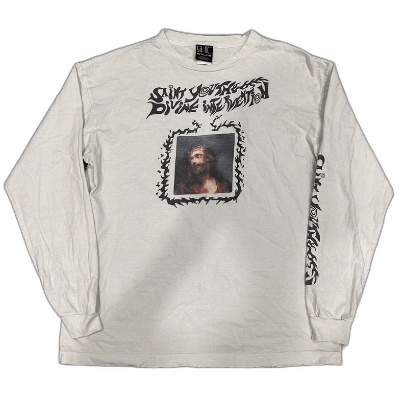 Saint Michael Saint Michael Long Sleeve Shirt with Graffiti Size US XL / EU 56 / 4 - 1 Thumbnail
