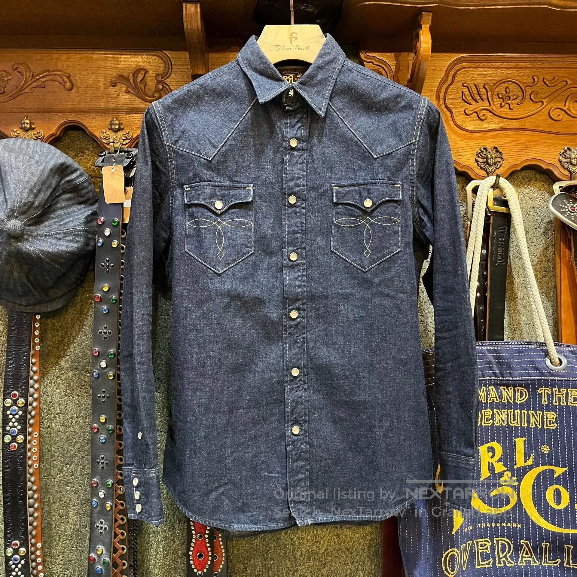 RRL Ralph Lauren rrl denim long sleeve shirt by ralph lauren. Size US S / EU 44-46 / 1 - 1 Thumbnail