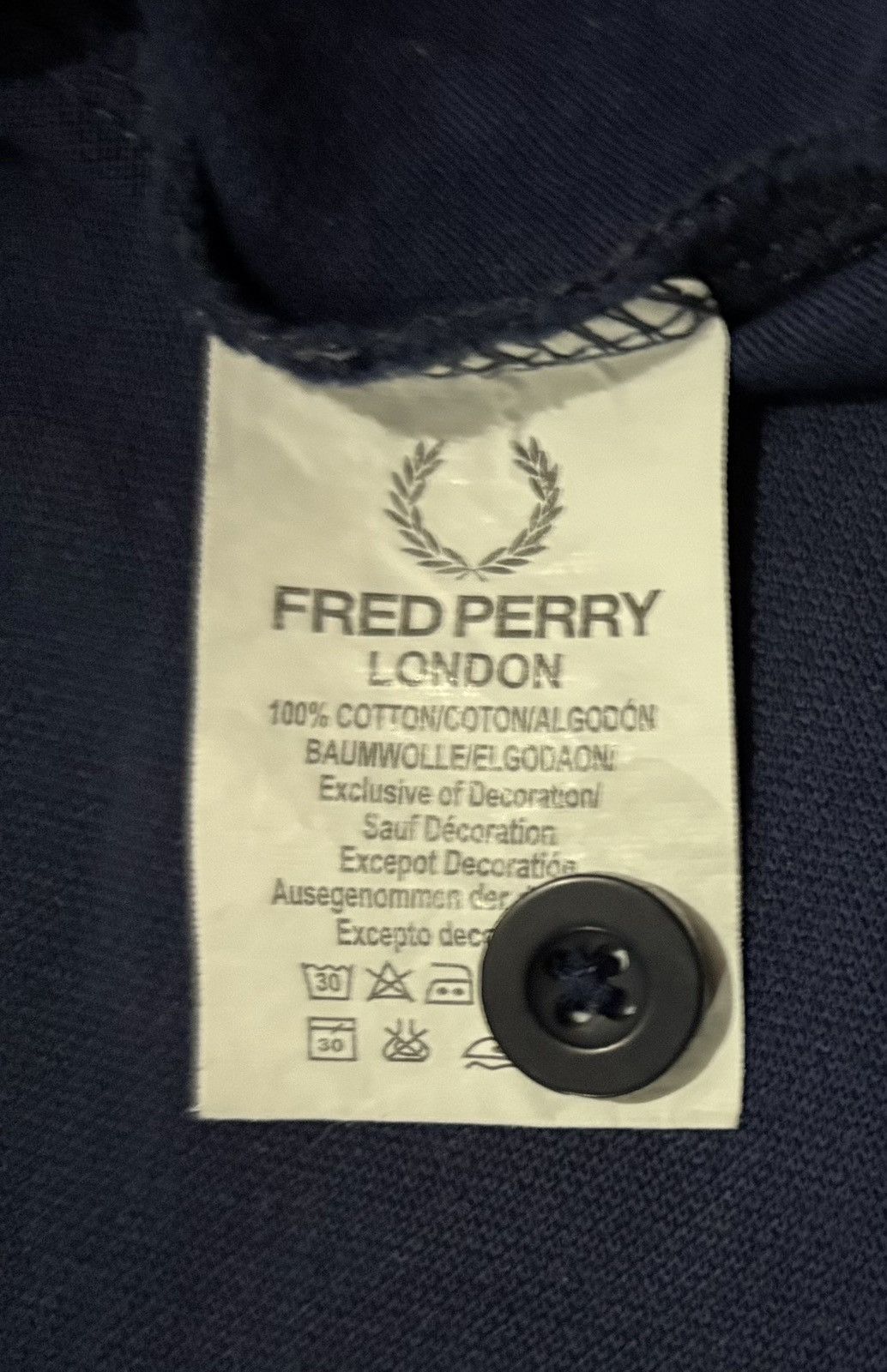 Designer FRED PERRY Big Logo Over Size Polo Tee Size US XXL / EU 58 / 5 - 8 Thumbnail
