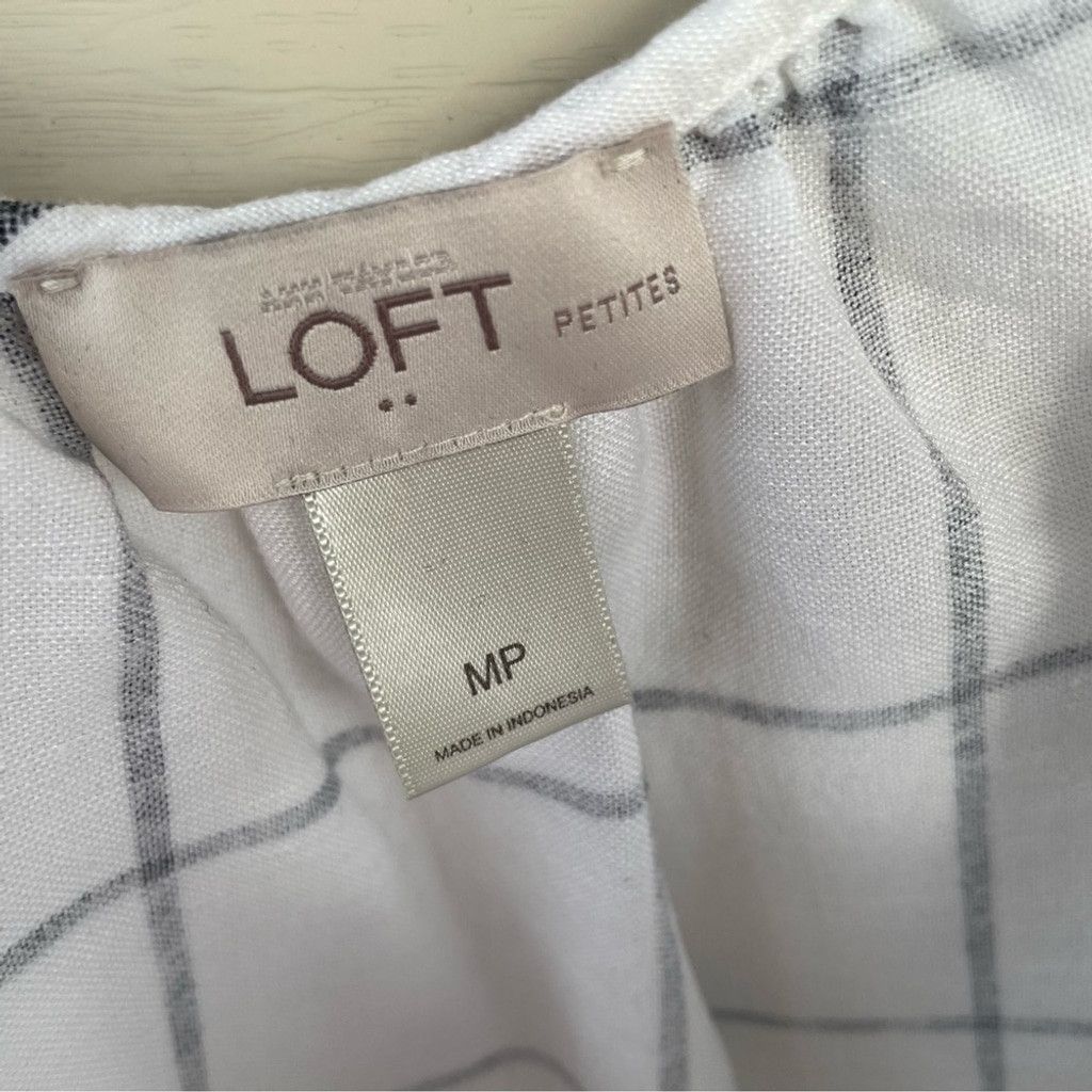 Loft Ann Taylor LOFT Pinstripe Print Tank Top Size MP Size M / US 6-8 / IT 42-44 - 6 Thumbnail