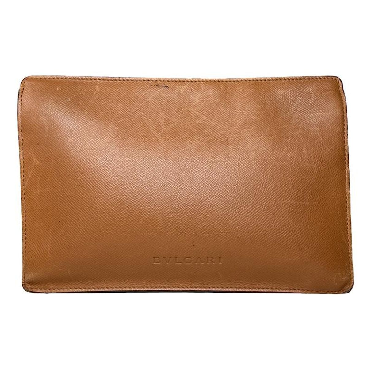 Bvlgari Serpenti Brown Leather Clutch Bag Size ONE SIZE - 1 Thumbnail