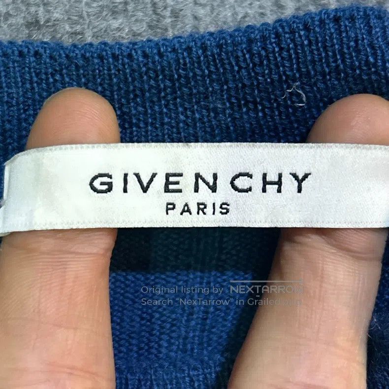 Givenchy Givenchy Pure Wool Star Embroidered Sweater Size US L / EU 52-54 / 3 - 2 Thumbnail