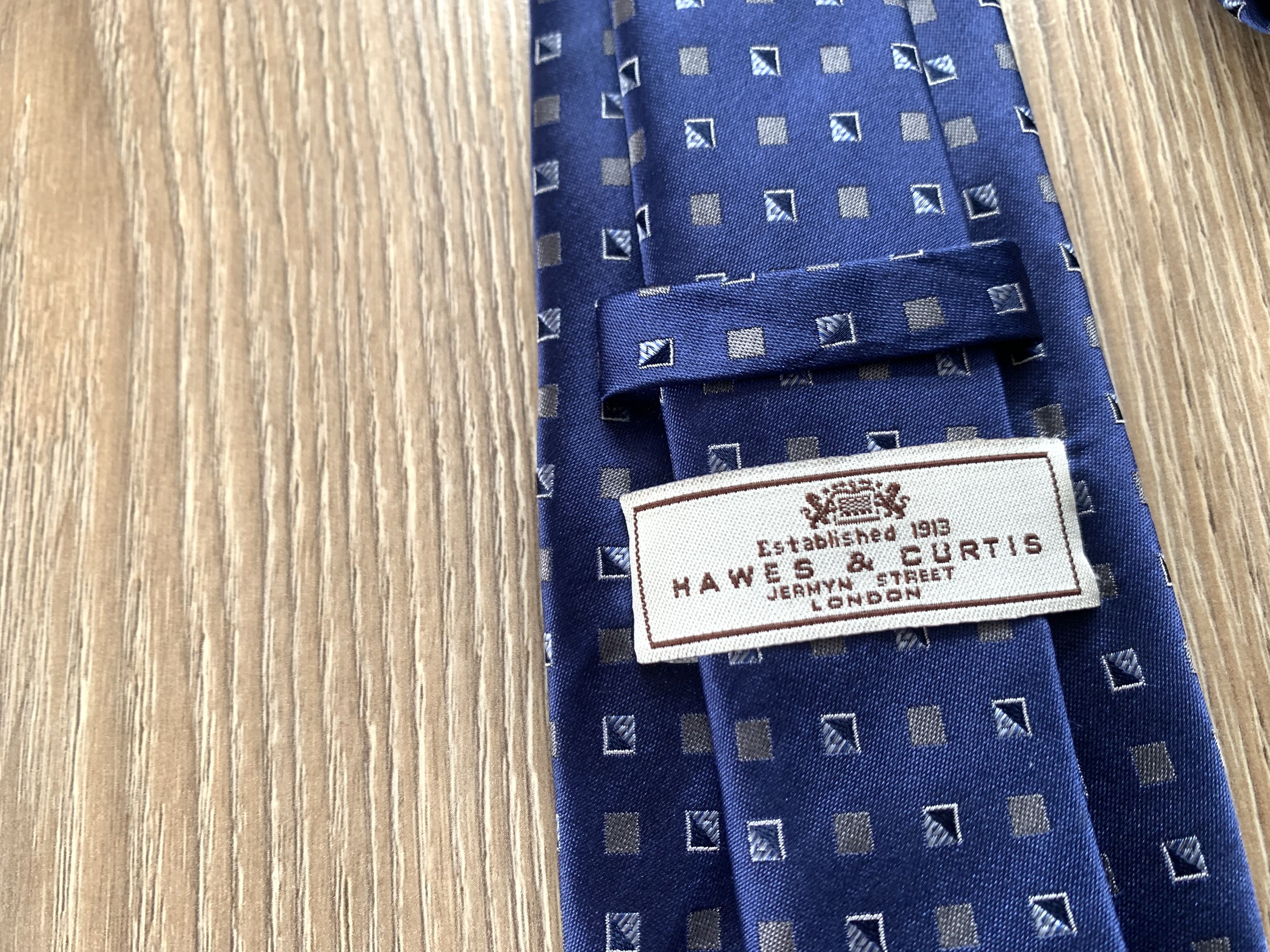 Other Hawes & Curtis London Monogram Silk Tie Size ONE SIZE - 5 Thumbnail