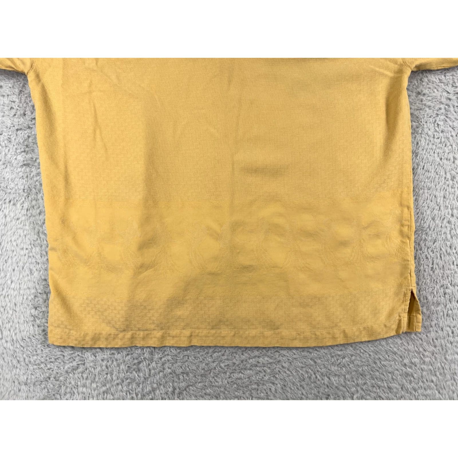 Tommy Bahama Tommy Bahama Shirt Mens Extra Large Yellow Hawaiian Silk Button Up Hula Dancer Size US XL / EU 56 / 4 - 7 Thumbnail