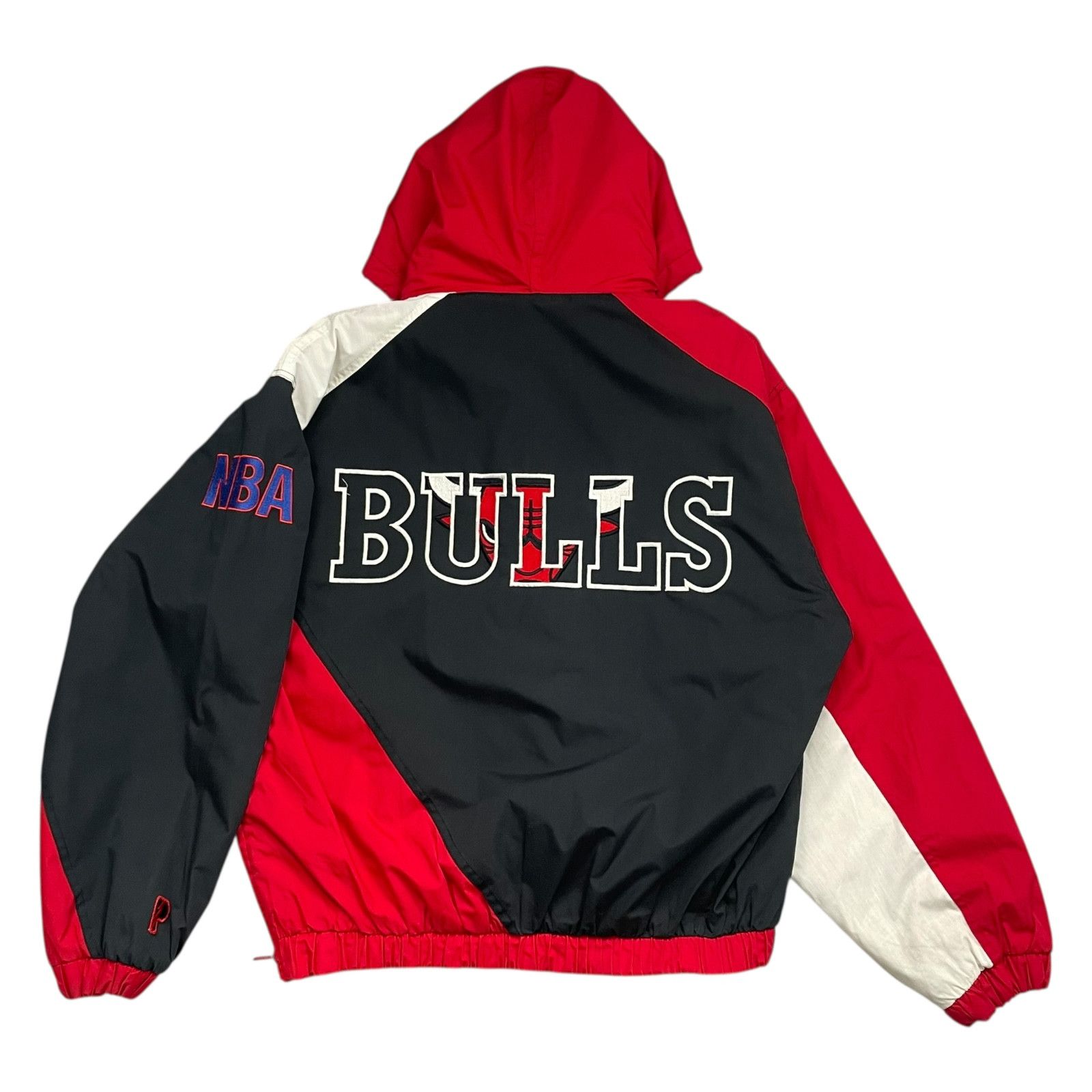 NBA VTG 90s CHICAGO BULLS PRO PLAYER HOODED PUFFER JACKET Size US M / EU 48-50 / 2 - 1 Thumbnail