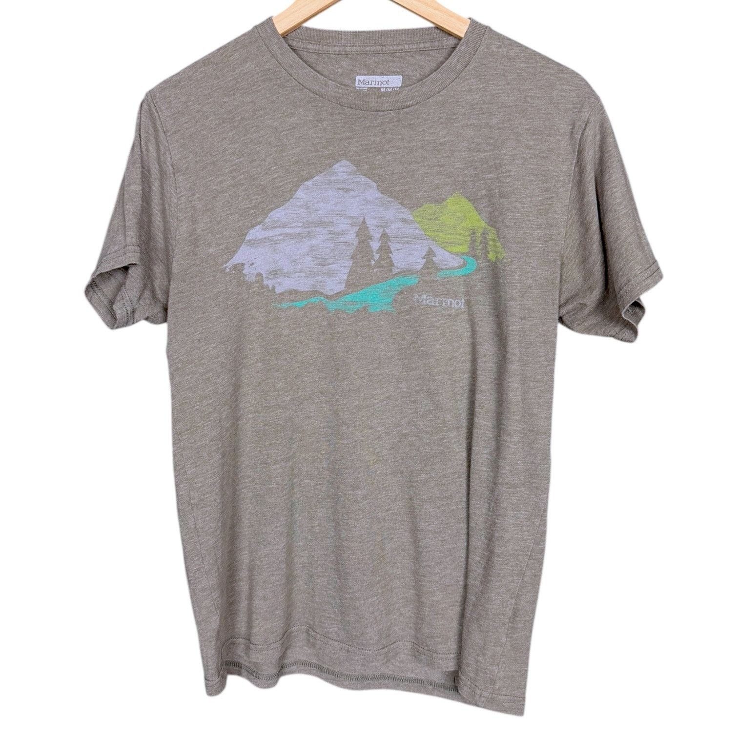 Marmot Marmot Mountain Stream Green Graphic T-Shirt - Men's M Size US M / EU 48-50 / 2 - 1 Thumbnail