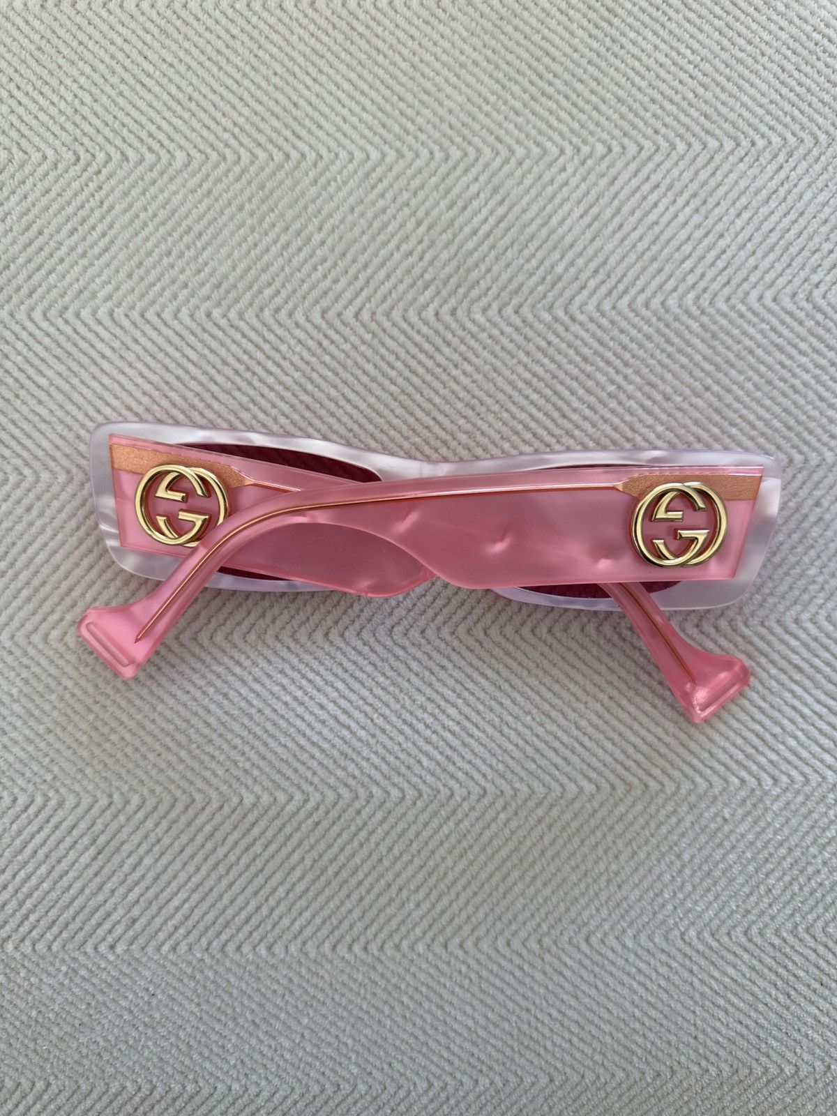 Gucci pink gucci sunglasses Size ONE SIZE - 1 Thumbnail