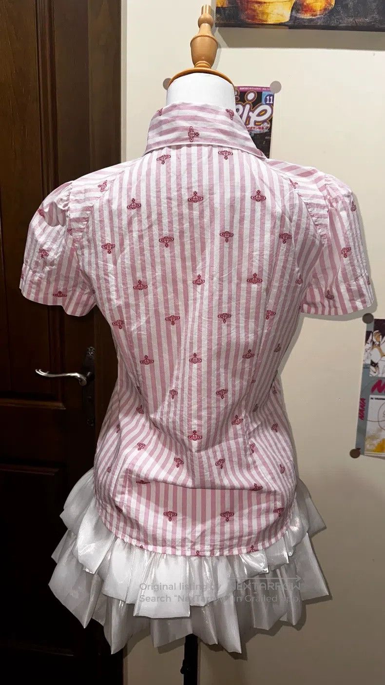 Vivienne Westwood Vivienne Westwood Pink printed doll collar blouse Size L / US 10 / IT 46 - 5 Thumbnail