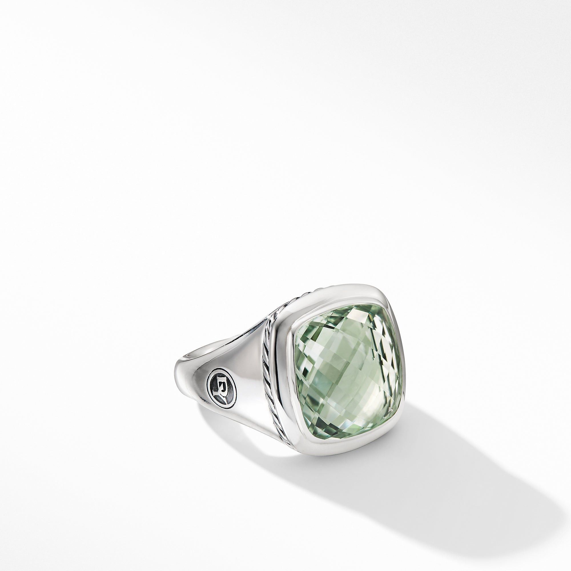David Yurman o1s1wg111025 R14513 /Size 6/ Ring With Prasiolite in Silver Size ONE SIZE - 1 Thumbnail