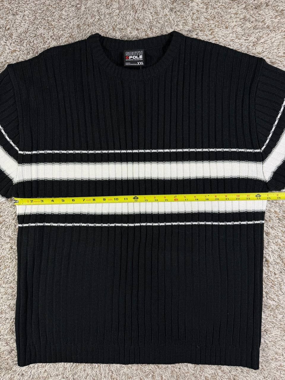 Southpole Southpole Y2K Streetwear Striped Knit Sweater Hip Hop Size US XXL / EU 58 / 5 - 6 Thumbnail