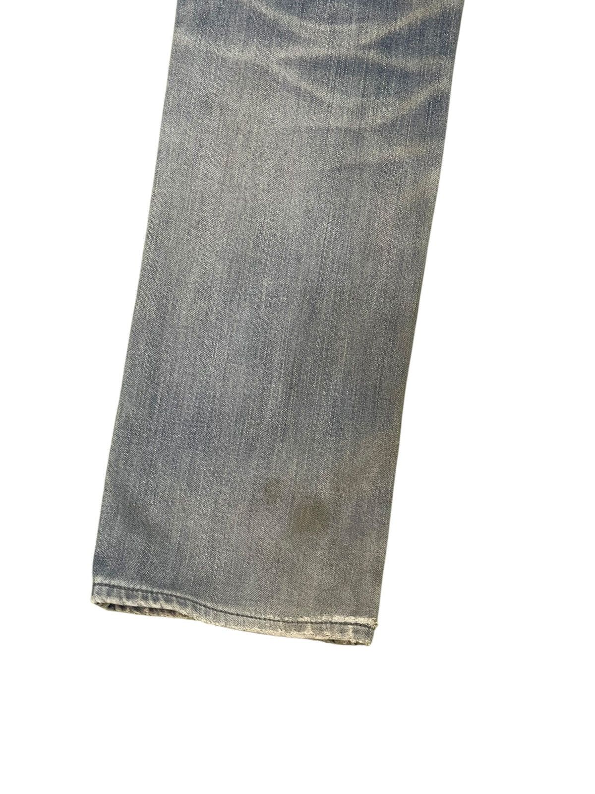 Japanese Brand Distress Slim Jeans Edwin Japan Double Layer Stretch 2🟦 Size US 35 - 12 Thumbnail