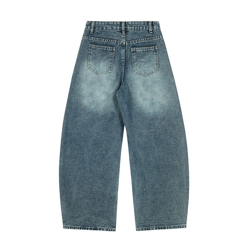Japanese Brand American retro embroidered star scimitar washed jeans Size US 32 / EU 48 - 2 Thumbnail