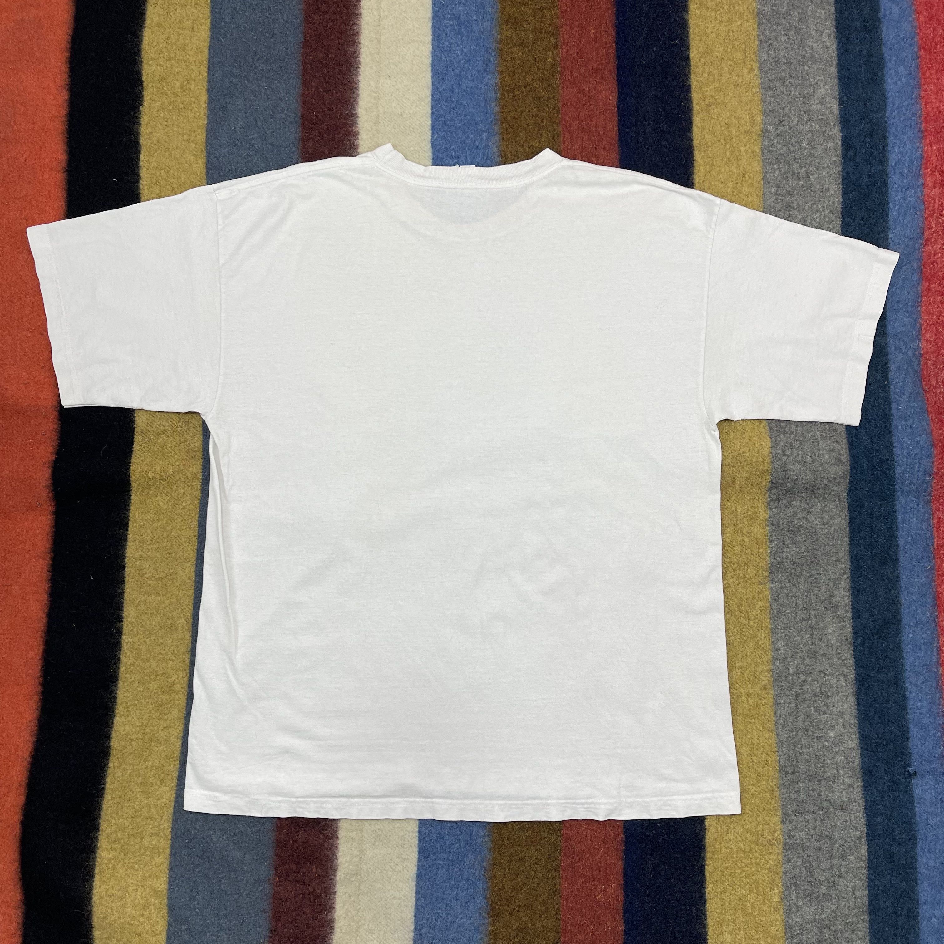 Vintage 90s Vintage POKER FACE by BAYSIDE Crew Neck T Shirt #1319/AT Size US XXL / EU 58 / 5 - 8 Thumbnail