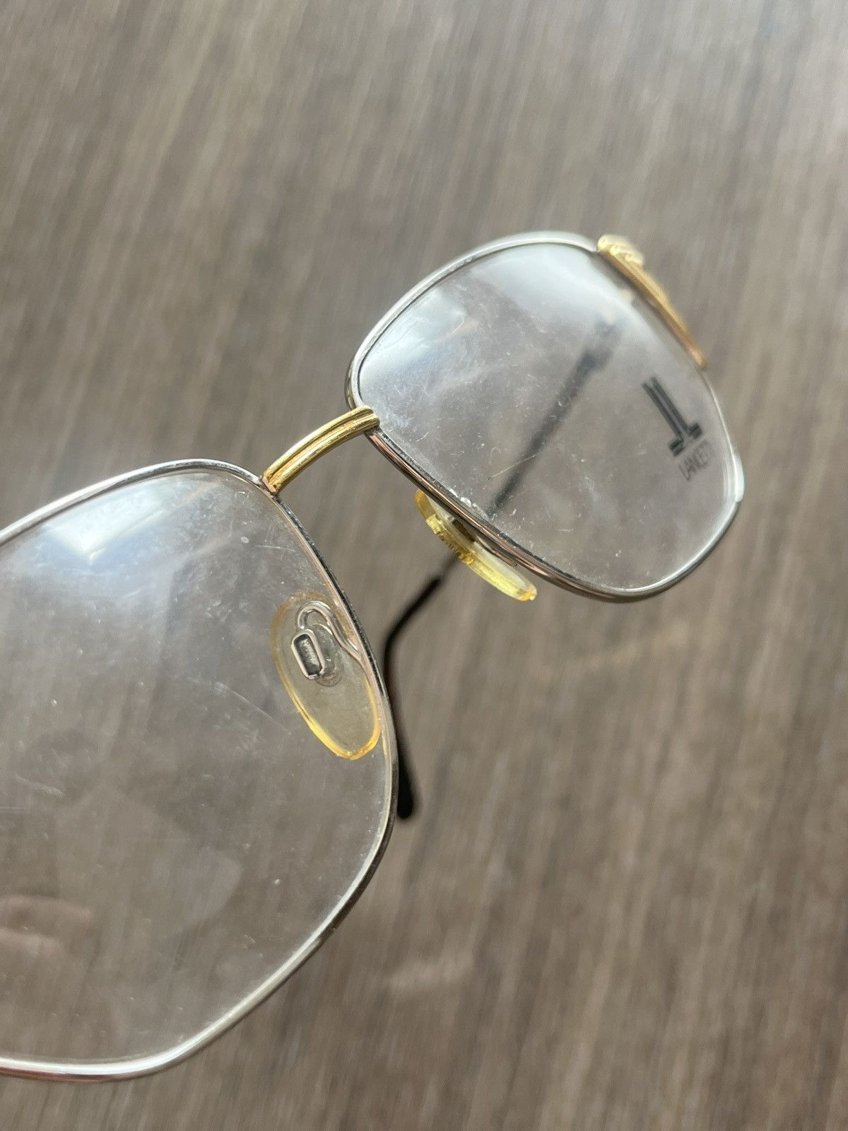 Lui di Lancetti Lancetti Made in Italy 1990s Metal Frames Demo Lens Size ONE SIZE - 5 Thumbnail