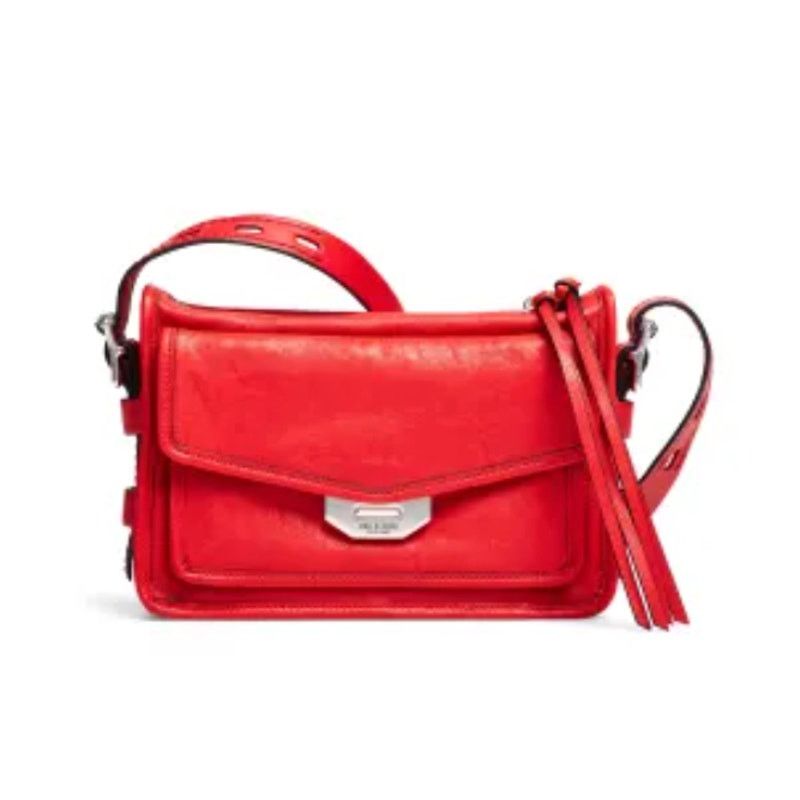 Rag & Bone Rag & Bone Mini Field Messenger Bag Crossbody Red Leather