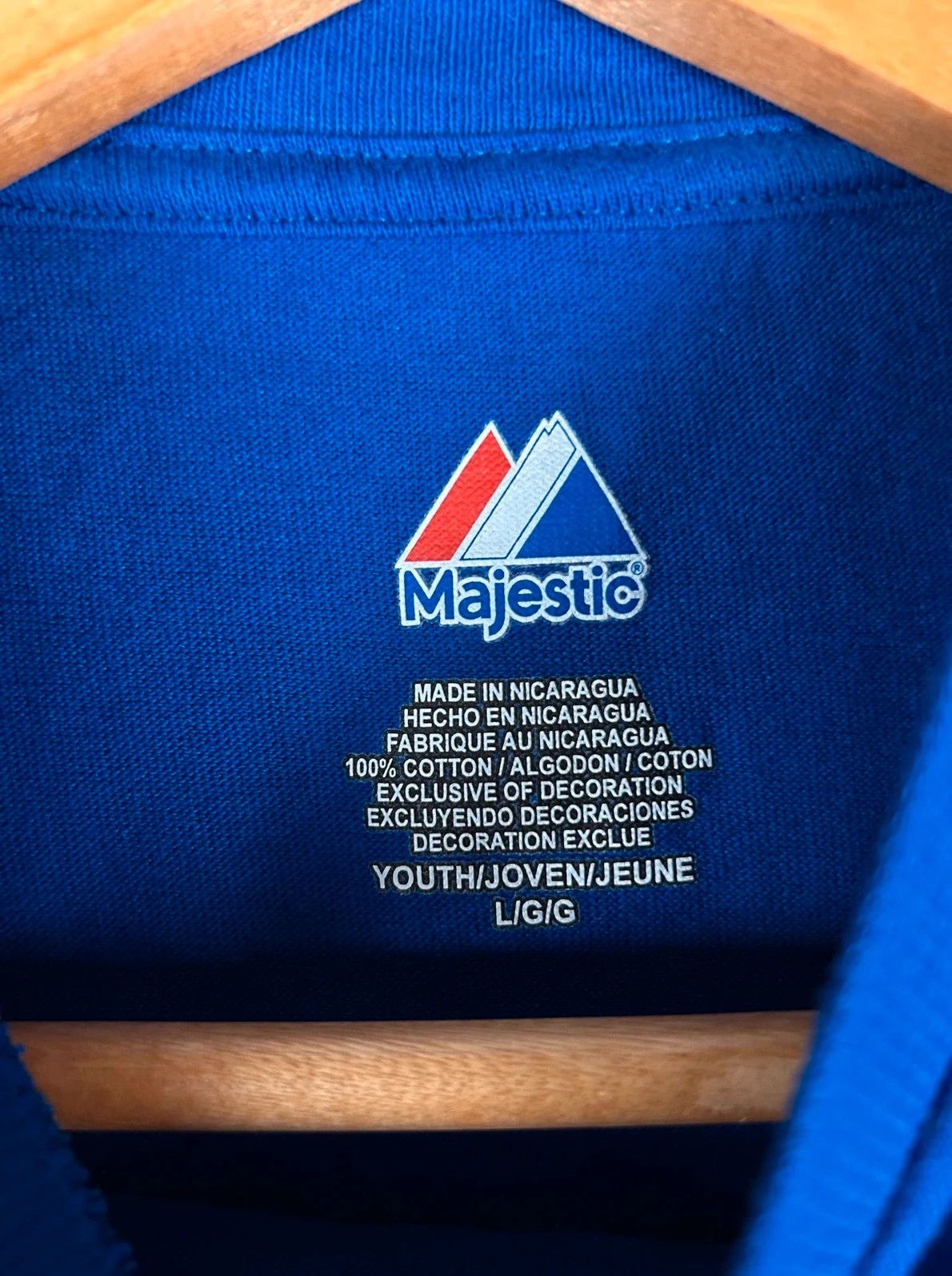 Majestic Tshirt Majestic Dodgers blue spellout USA sportswear Size US L / EU 52-54 / 3 - 4 Thumbnail