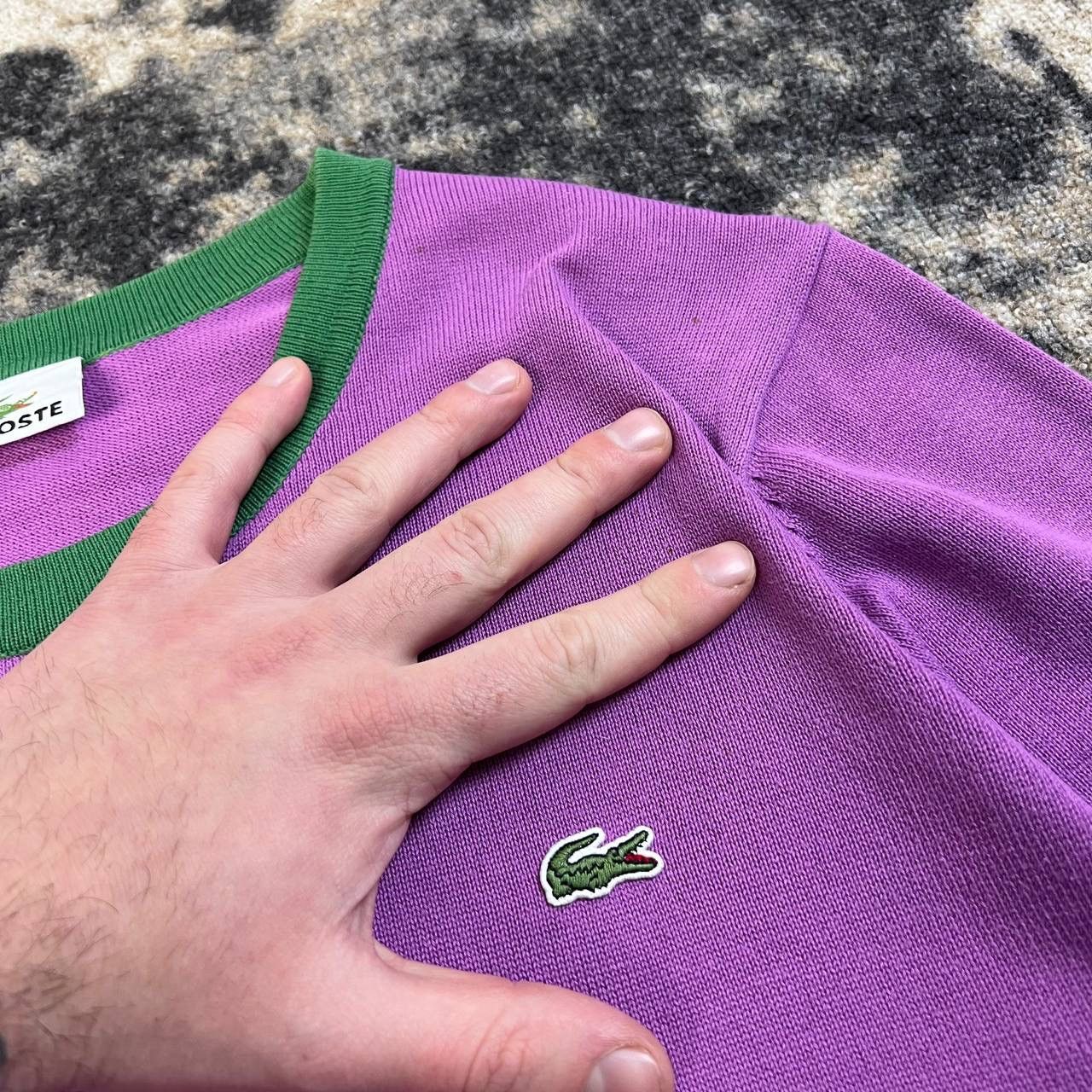 Lacoste Lacoste Mini Logo Luxury Y2K Light Sweater Old Money Style Size US M / EU 48-50 / 2 - 4 Thumbnail