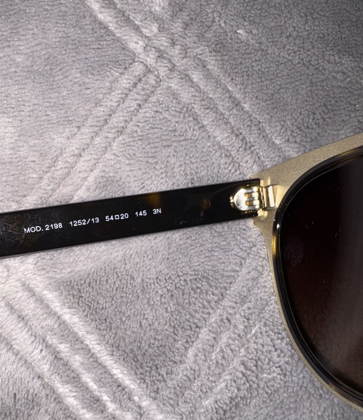 Versace Versace Women’s Sunglasses Havana brown/gold metal Mod 2198 Size ONE SIZE - 5 Thumbnail
