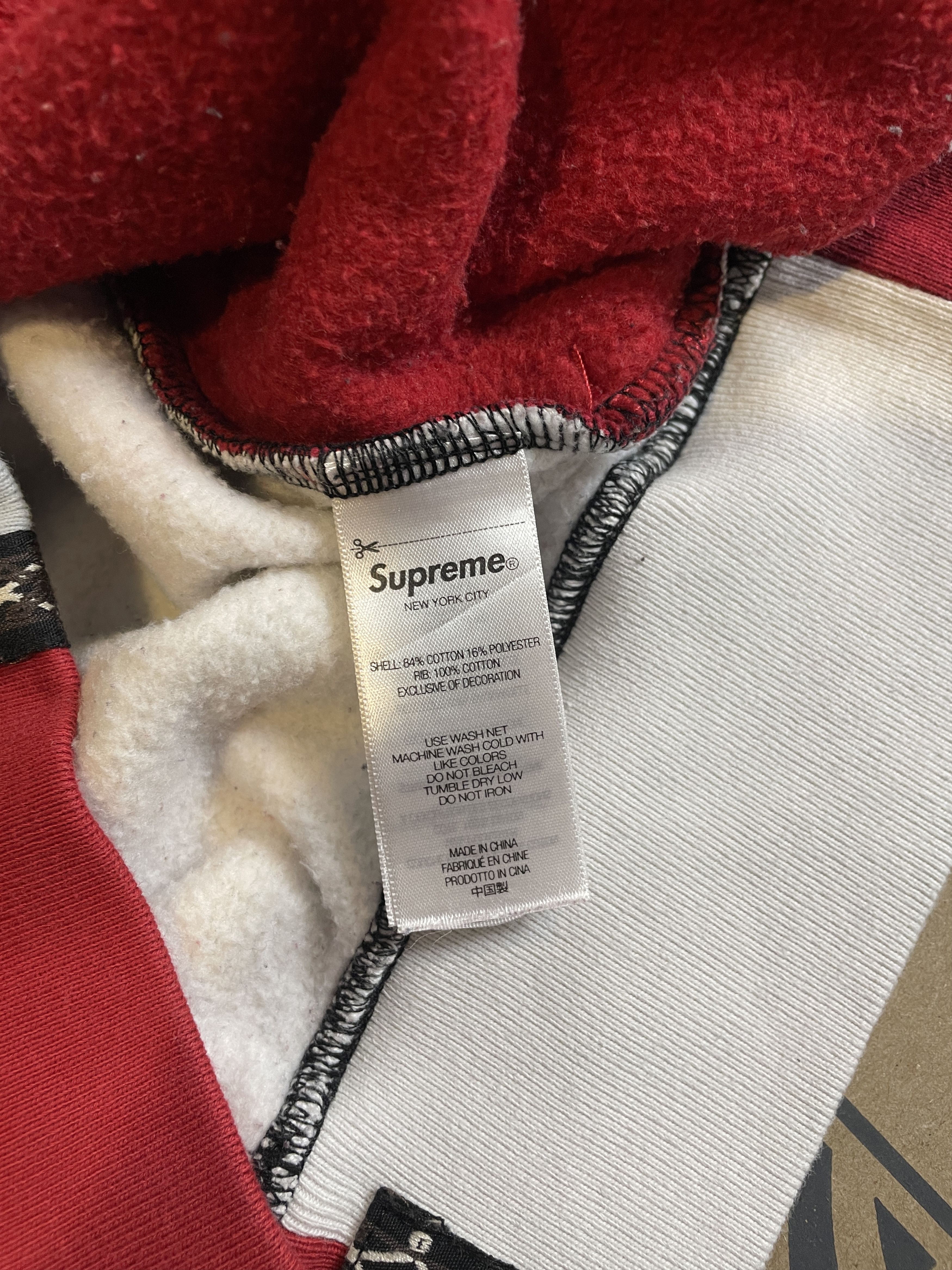 Number (N)ine × Supreme PATCHWORK ZIP HOODIE Size US L / EU 52-54 / 3 - 13 Thumbnail