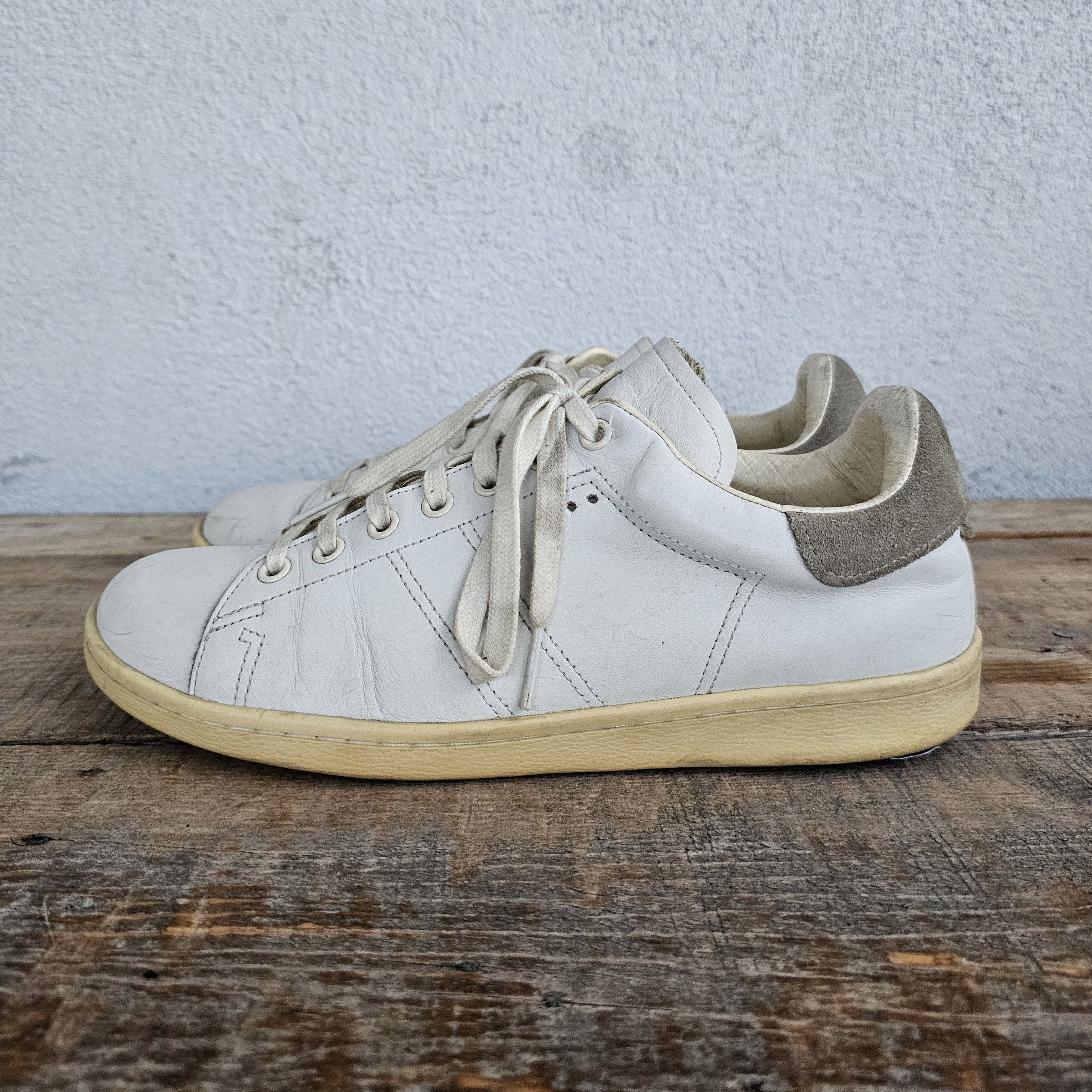 Isabel Marant Isabel Marant Low Sneakers White/Beige Size US 8 / IT 38 - 2 Thumbnail