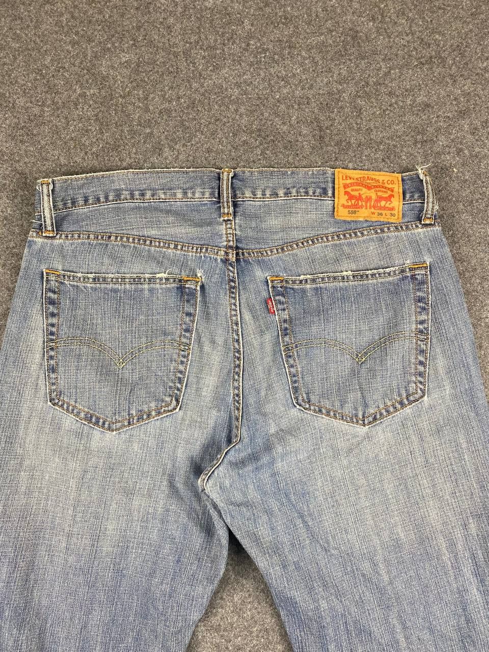 Levi's levis 559 relaxed straight denim nice design Size US 38 / EU 54 - 3 Thumbnail