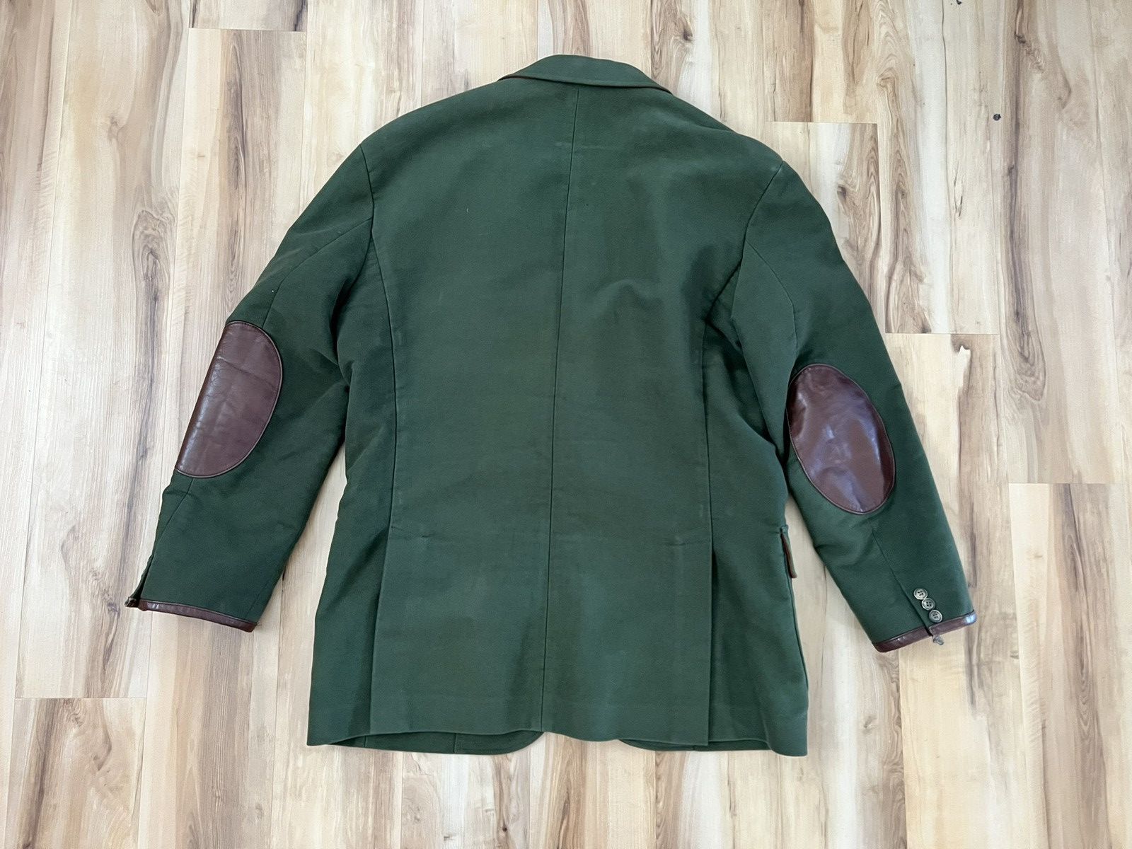 Polo Ralph Lauren Vintage Polo Ralph Lauren Moleskin Leather Accent Blazer Size 46R - 7 Thumbnail