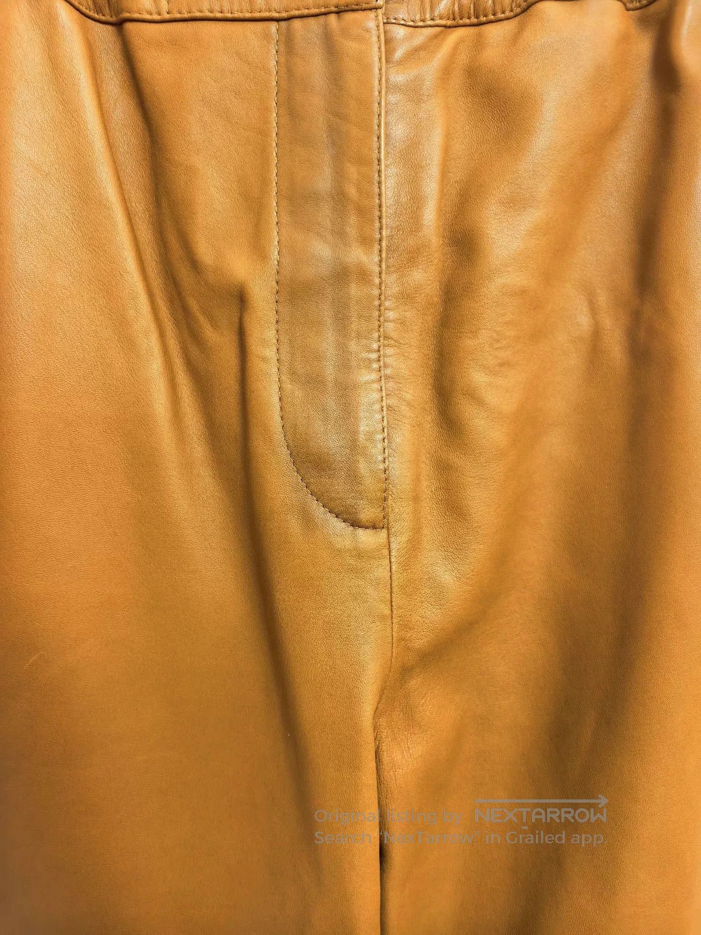 Acne Studios Acne Studios Orange Elastic Waist Cargo Pants. Size 35" - 3 Thumbnail