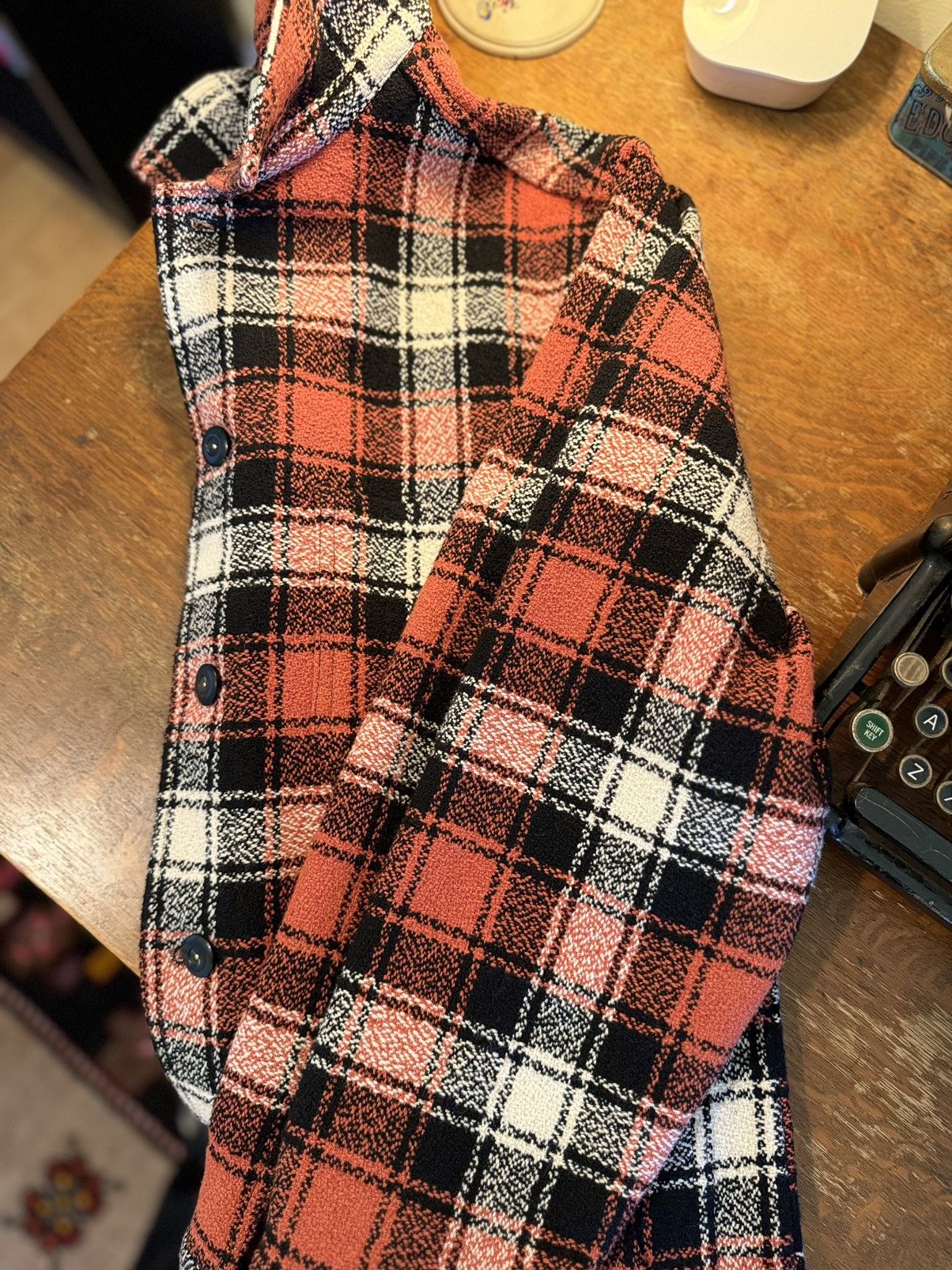 Taylor Stitch Taylor Stitch - Ojai Jacket in Garnet Plaid Wool - Size 40 Size US M / EU 48-50 / 2 - 6 Thumbnail