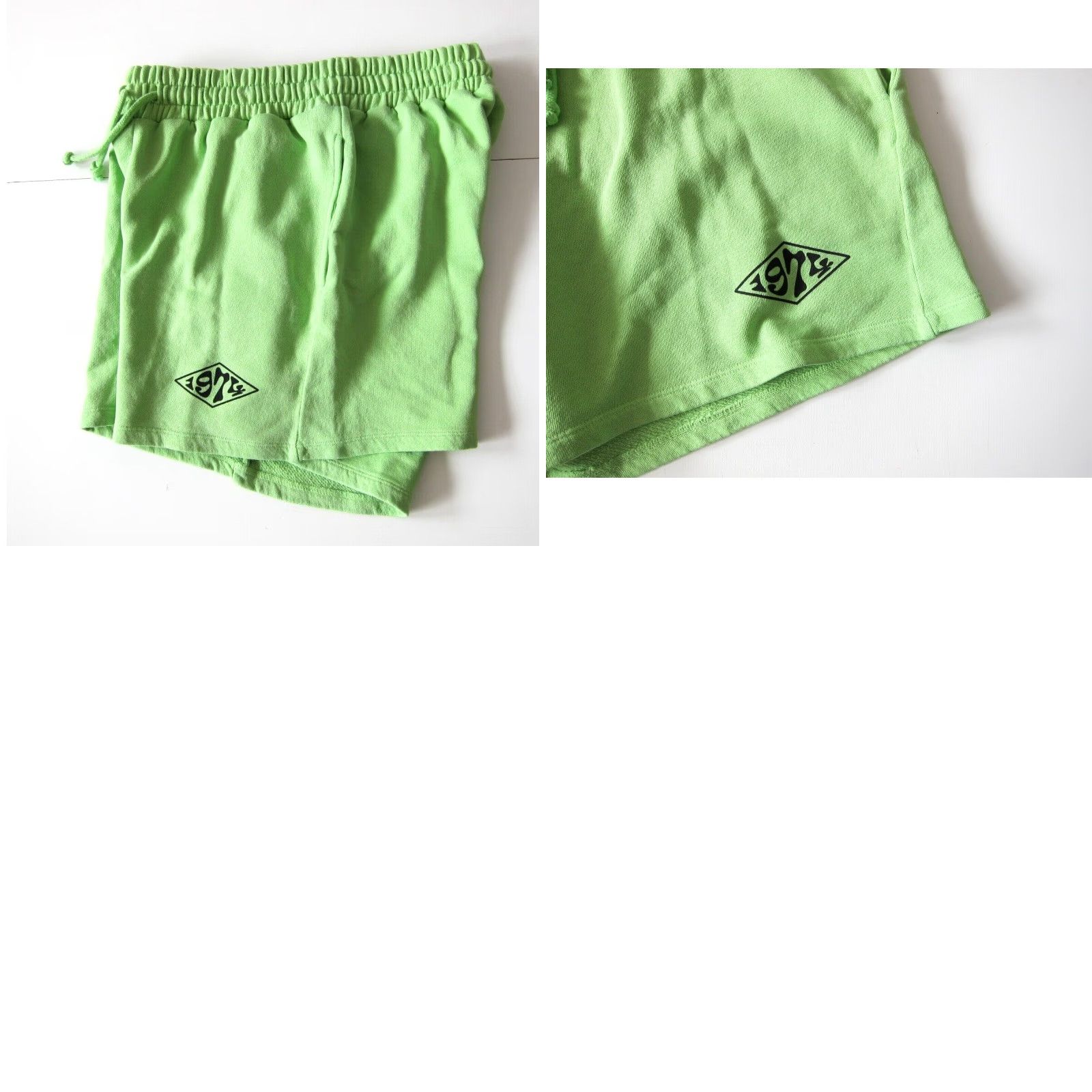 Topshop Topshop 100% Cotton Lime Green 1974 High Rise Gym Pocket Short Women M 8-10 Size 30" / US 8 / IT 44 - 8 Thumbnail