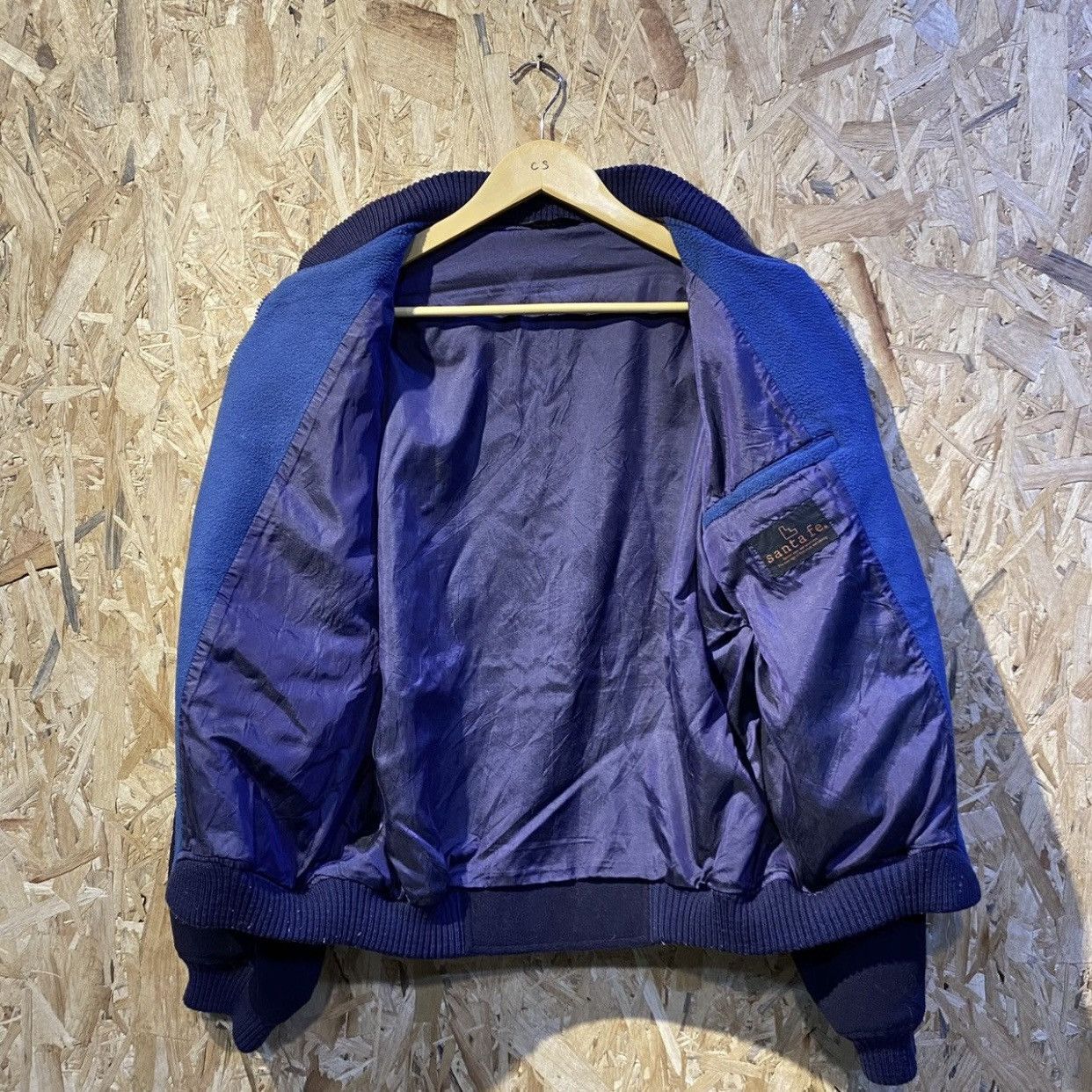 Japanese Brand × Vintage Vintage santa fe beautiful fleece bomber boxy jackets Size US L / EU 52-54 / 3 - 3 Thumbnail
