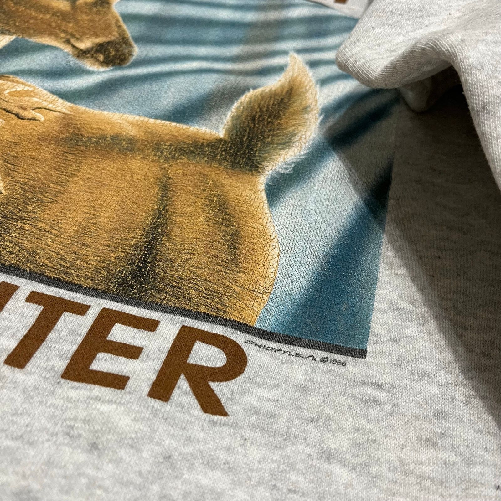 Other Vintage 1996 Pennsylvania Buck Hunter Nature Crewneck Large Size US L / EU 52-54 / 3 - 4 Thumbnail