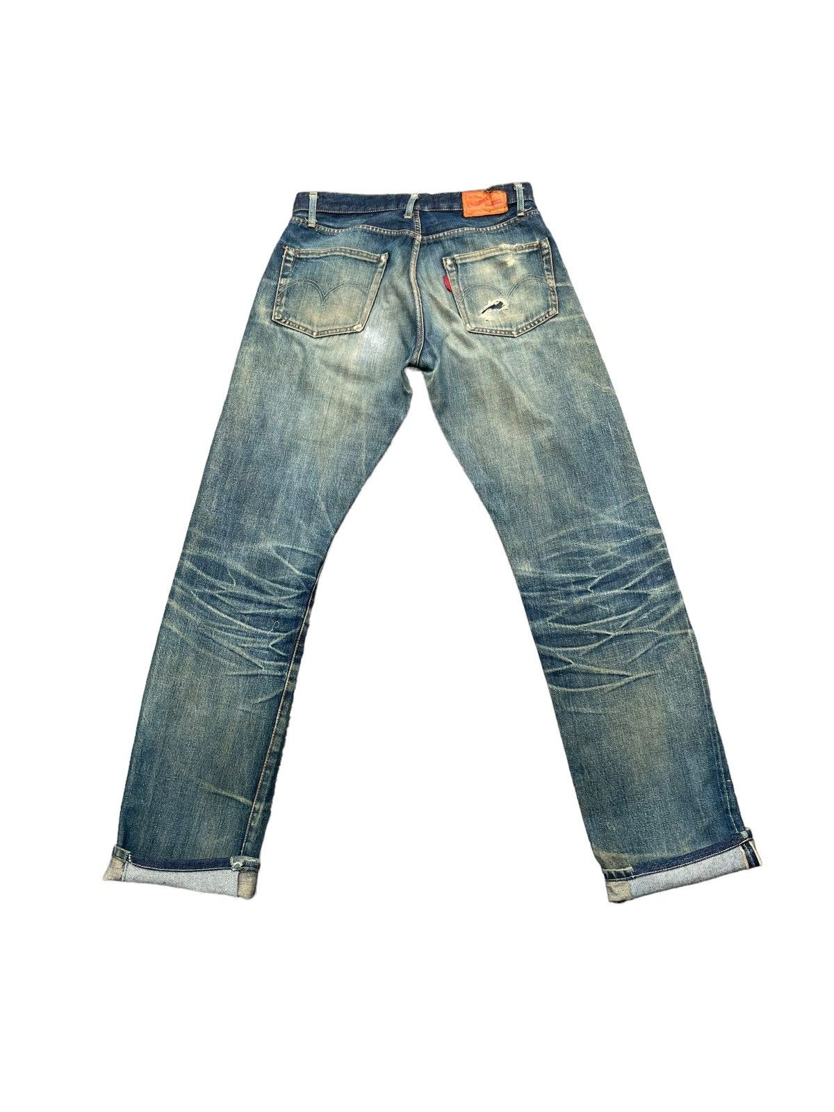 Octopus × Vintage Vintage Octopus Army Selvedge Distresed Denim Size US 30 / EU 46 - 8 Thumbnail