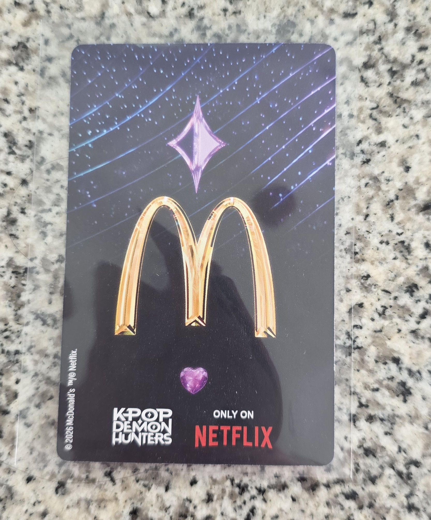 Other New McDonald's Kpop Demon Hunters Rumi & Jinu Photocard Size ONE SIZE - 2 Thumbnail