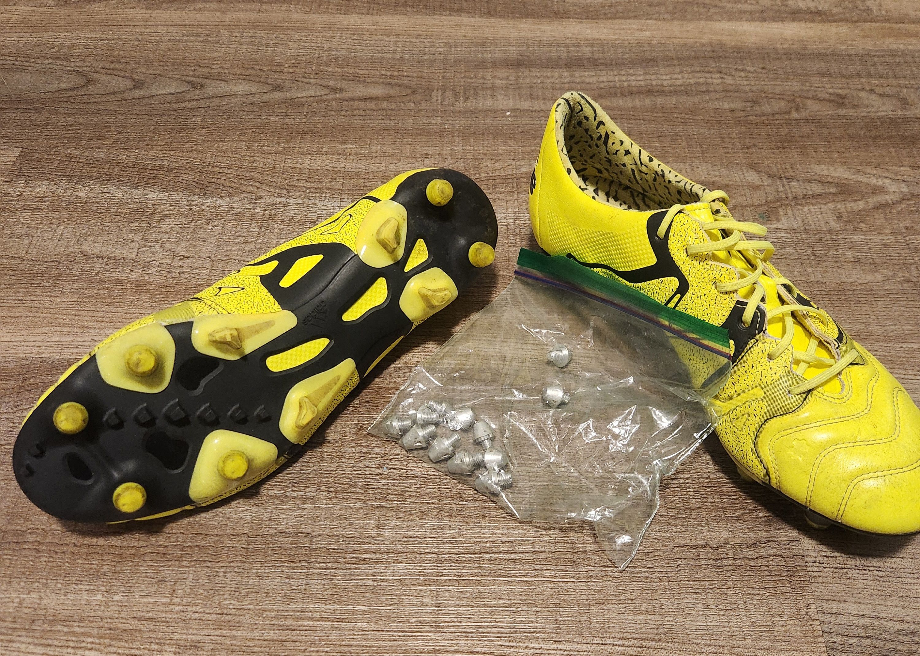 Adidas Adidas X 15.1 (K- Leather) Size US 9 / EU 42 - 3 Thumbnail